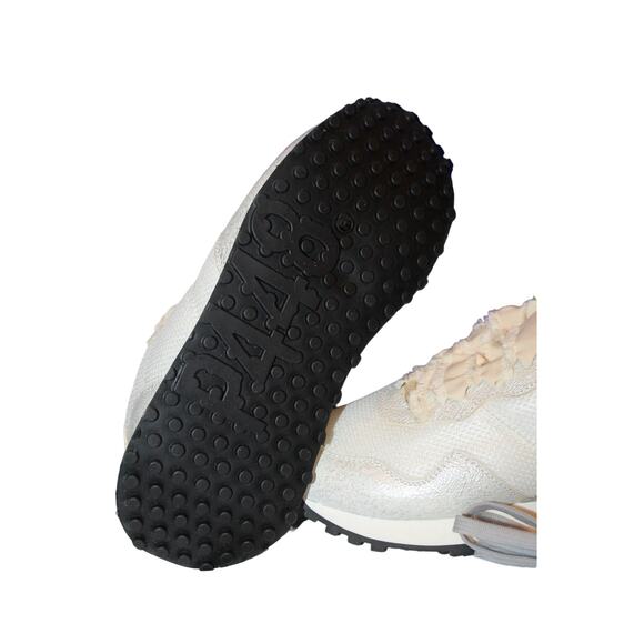 NIB P448 WOMEN'S CANCUN LACE UP LOW TOP SNEAKERS WHITE US‎ 10 EU 40 - Picture 7 of 7